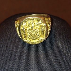 18k Gold  Ring- Mens